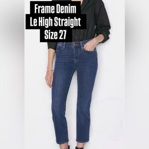 Frame Le High Straight Jeans